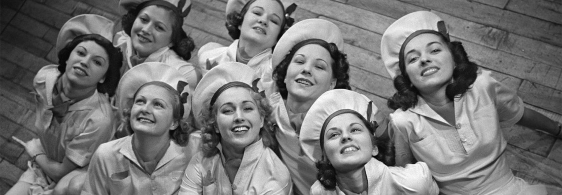 Performers and singing group at the