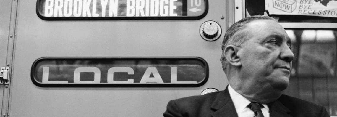 New York, U-Bahn, Fahrgast / Foto 1958 - New York / Subway / Passenger / Photo -