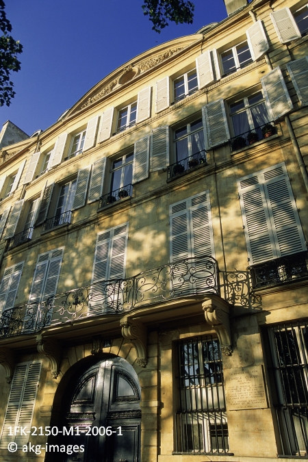 1FK-2150-M1-2006-1 The house at Quai d'Anjou in Paris where Claudel lived and worked akg-images / Catherine Bibollet