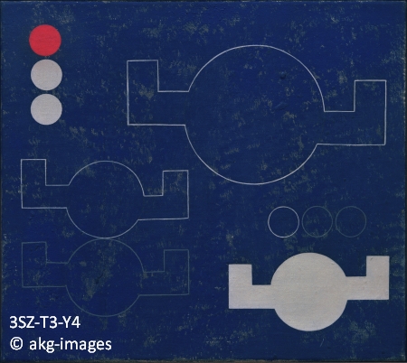 3SZ-T3-Y4 Composition with circles and angled arms, 1930 akg-images