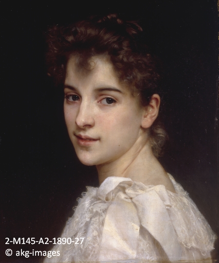 2-M145-A2-1890-27 William Adolphe Bouguereau's 1890 portrait of Gabrielle Drienza � Sotheby's / akg-images