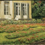 M.Liebermann, Blumenterrasse Wannseegart – Liebermann / Flower Terrace / Painting – Liebermann/Terras. Fleurs/jardin Wannsee
